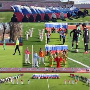 Торжественное открытие соревнований коллективами Дворца детского и юношеского творчества